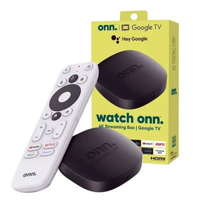 Dispositivo de Transmisión ONN Google TV 4K ONN-28078468-B