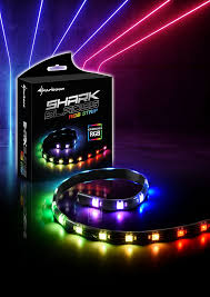 Cable Sharkoon de Luces Shark Blade RGB Strip | 40cm | Iluminación RGB Personalizable | Efectos de Luz | Adhesivo