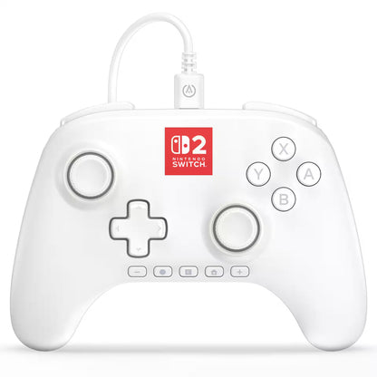 PowerA Control Alámbrico Nintendo Switch 2 Lumectra Blanco, NSGP0524-01