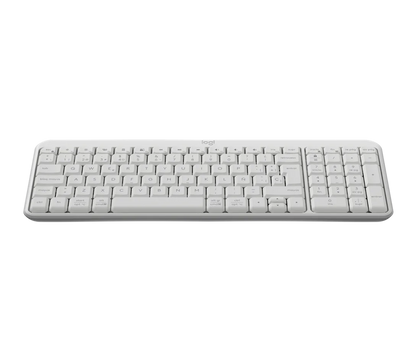 Detalle de teclas del teclado Logitech K250 distribución español