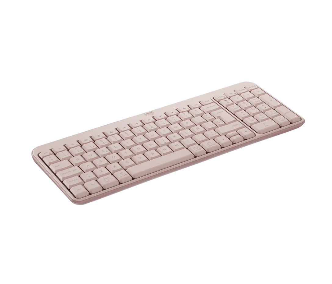Detalle de teclas del teclado Logitech K250 layout español