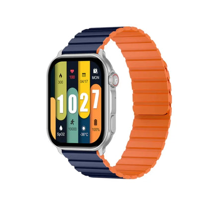 Kieslect Smartwatch con Llamadas 2.01" AMOLED Plateado, KS Pro