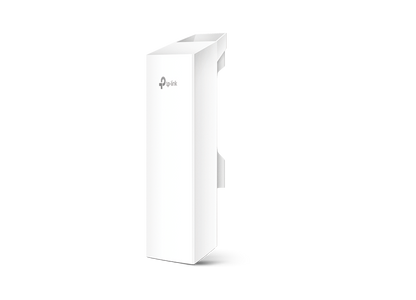 CPE210 TP-Link punto de acceso exterior vista frontal con antena direccional