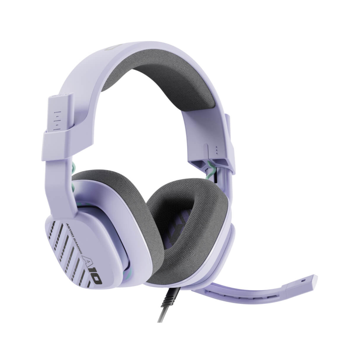 Headset Gaming Logitech Astro A10 Gen 2 color lila vista frontal completa