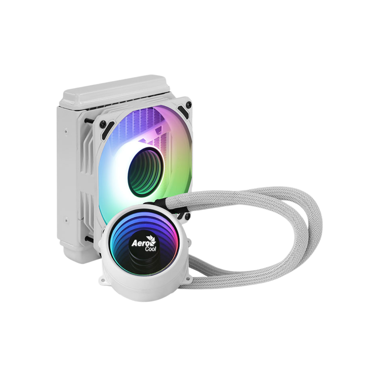 Enfriamiento Líquido AeroCool Mirage L120 White ARGB | 120mm | Blanco