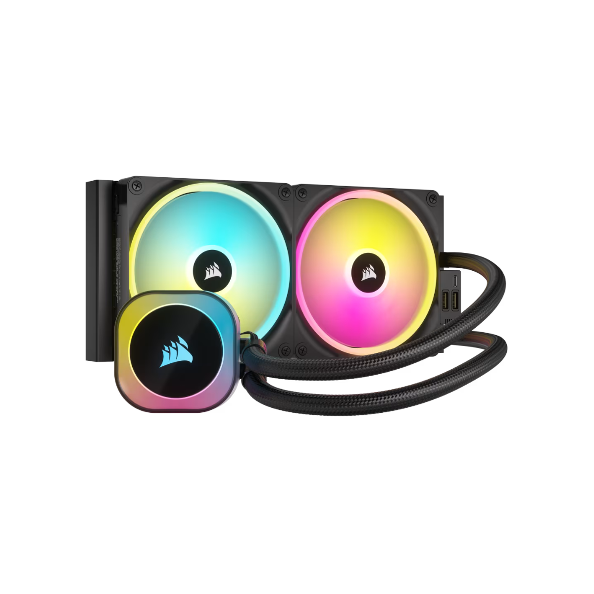 Corsair H115i RGB AIO 280mm sistema enfriamiento líquido completo