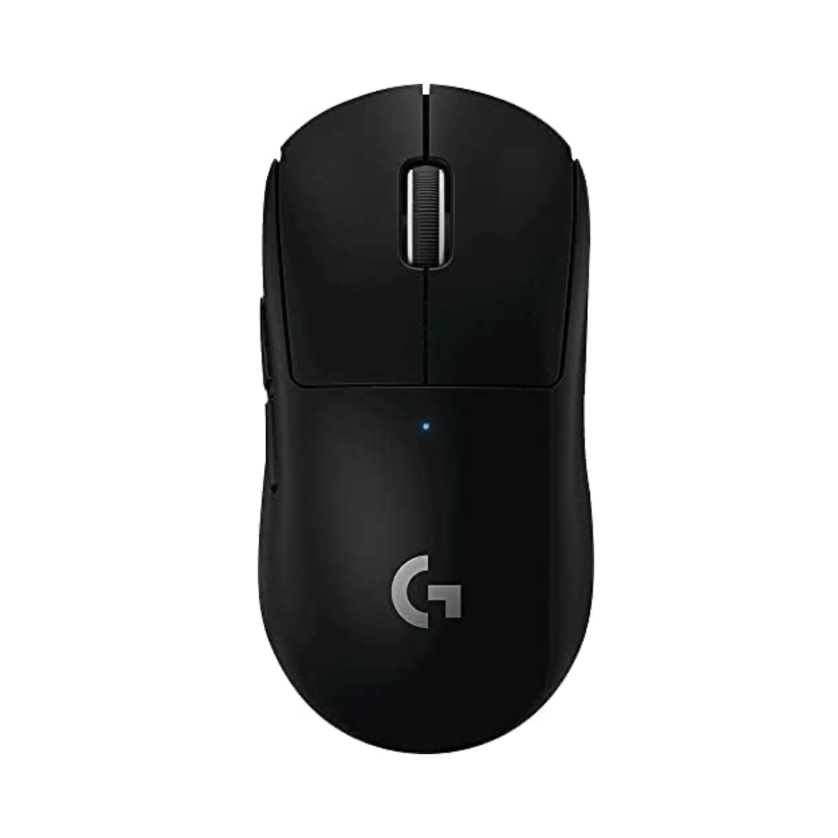 Mouse gaming Logitech G PRO X SUPERLIGHT vista frontal negro ultraligero