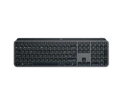 Teclado Logitech MX Keys S inalámbrico con retroiluminación LED vista frontal