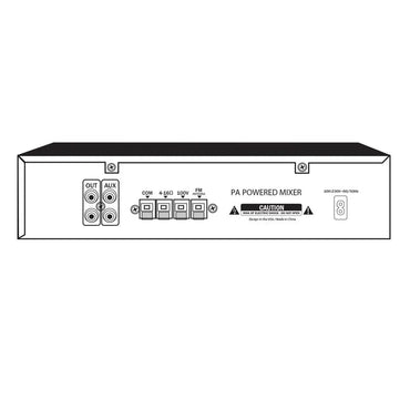 Novik NOVO-I60BT mezcladora amplificada 60W 100V/8Ohms 3 canales BT/MP3