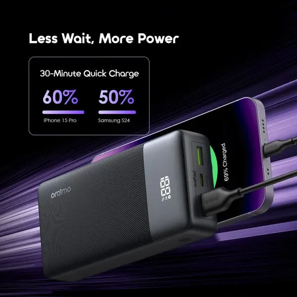 Oraimo Power bank PowerNova Q21 20000 mAh negro, OPB-7200Q