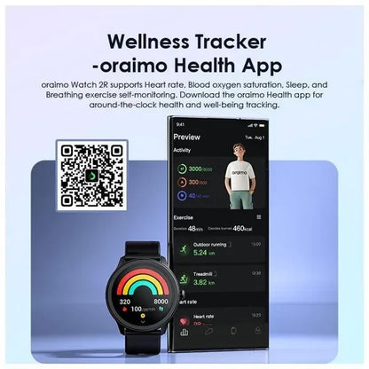 Smartwatch Oraimo Watch 2R | OSW-30 | Bluetooth | Monitoreo de Salud