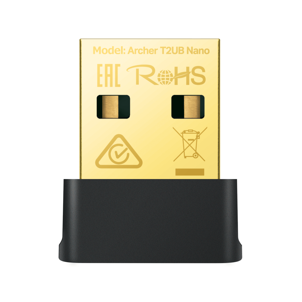 Adaptador USB AC600 TP-Link, Archer T2UB Nano