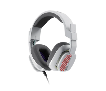 Micrófono abatible Logitech Astro A10 White en posición activa
