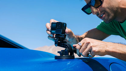 Soporte GoPro con base de apertura rápida desmontable