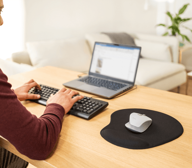Mouse Pad Trust Bigfoot XL de Gel Negro, 23728