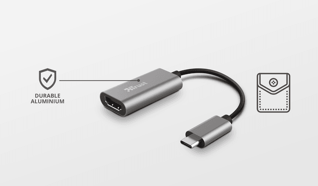 Empaque original del Trust Dalyx USB-C HDMI adapter 23774
