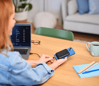 Power Bank Trust Magnética 5000 mAh Negro, 24877