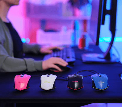 Empaque y accesorios incluidos con mouse gaming Trust GXT 109 Felox