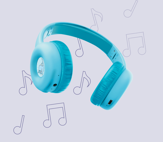 Trust Nouna 25275 auriculares infantiles con pegatinas personalizables incluidas