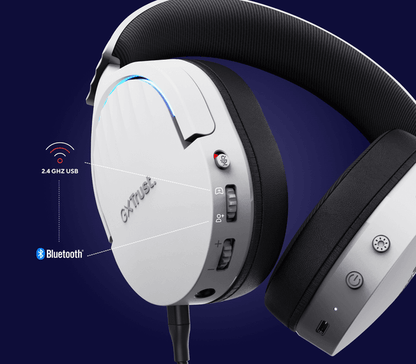 Diadema ajustable headset Trust GXT 491W Fayzo gaming blanco