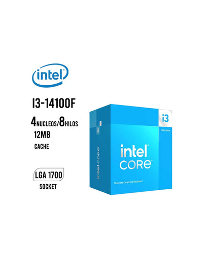 Procesador Intel Core i3-14100 | 14ª Gen | 3.5 GHz | LGA 1700