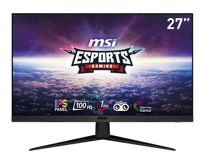 Monitor MSI G2712V 27 pulgadas Full HD 100Hz panel IPS vista frontal