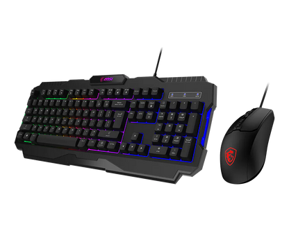 MSI Combo Teclado y Mouse RGB, FORGE GK100