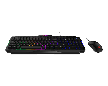 MSI Combo Teclado y Mouse RGB, FORGE GK100