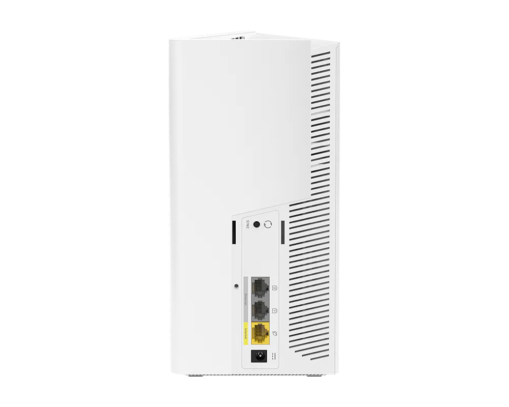 Router Gaming MSI con antenas internas vista superior angular