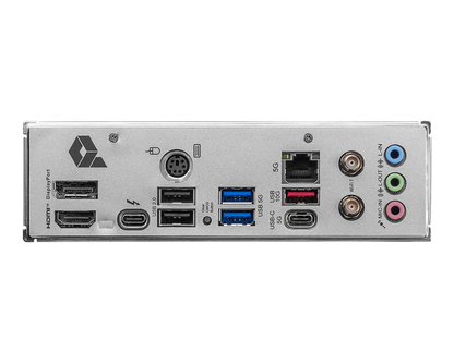 Motherboard MSI PRO B860M-A perspectiva diagonal exhibiendo diseño compacto micro-ATX completo