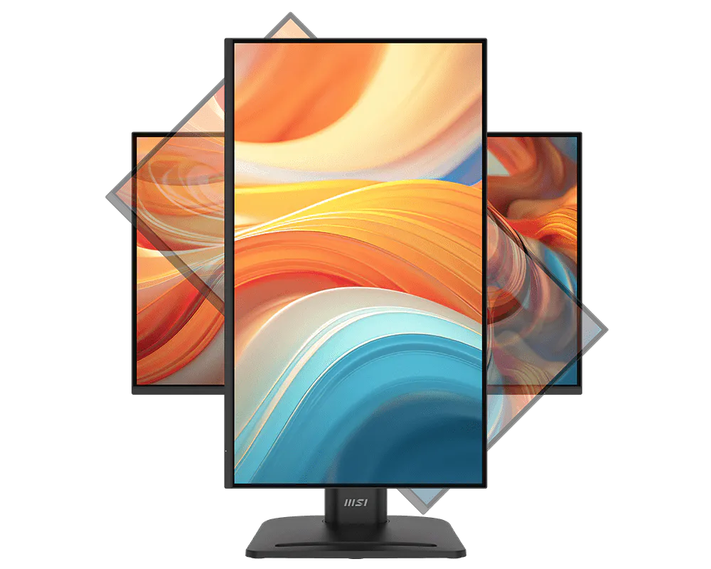 Base y soporte ajustable del monitor MSI PRO MP245PG E14