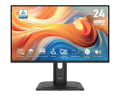 Monitor MSI PRO MP245PG E14 24 pulgadas vista frontal completa
