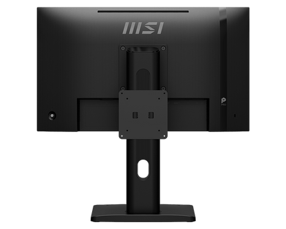 Monitor MSI PRO MP245PG E14 vista trasera con ventilación