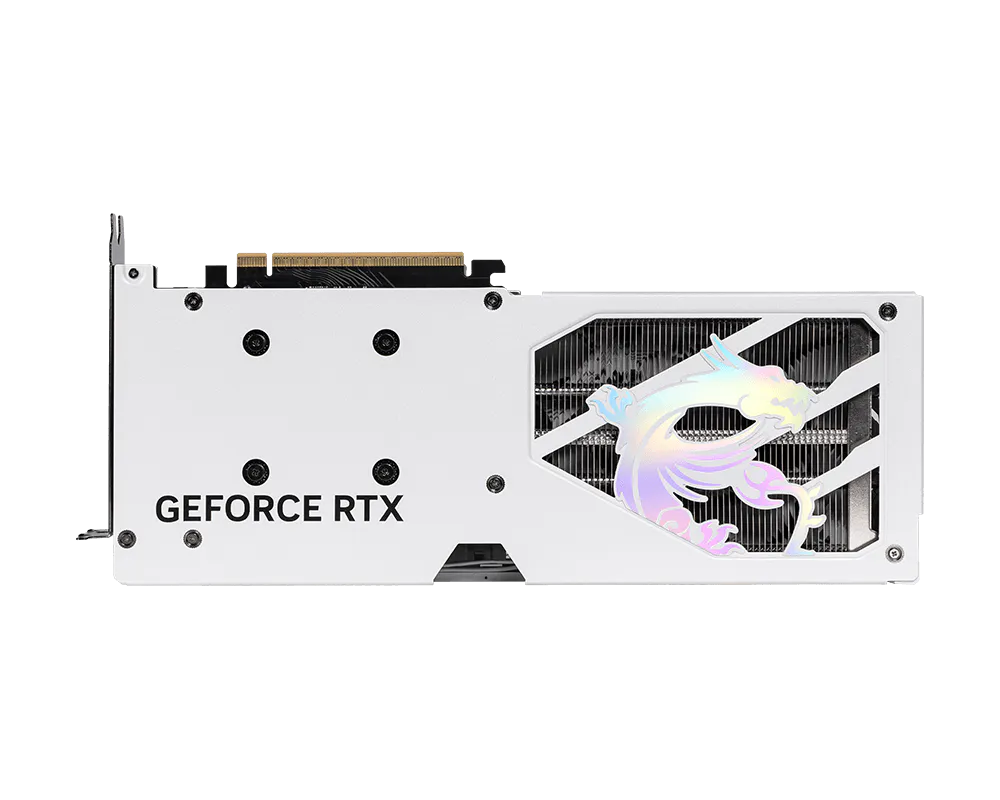 MSI RTX 5060 Gaming Trio vista diagonal mostrando sistema de refrigeración TRI FROZR 4