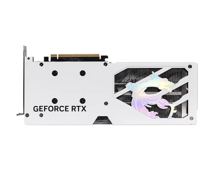 MSI RTX 5060 Gaming Trio vista diagonal mostrando sistema de refrigeración TRI FROZR 4