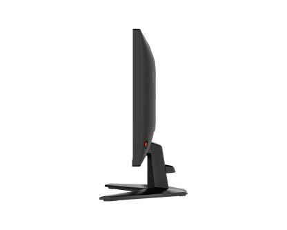 Monitor gaming MSI MAG 245F X24 vista completa con setup gaming y accesorios incluidos