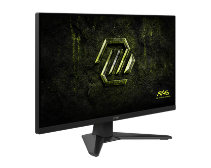 Monitor MSI MAG272F X24 240Hz vista lateral derecha con base ajustable