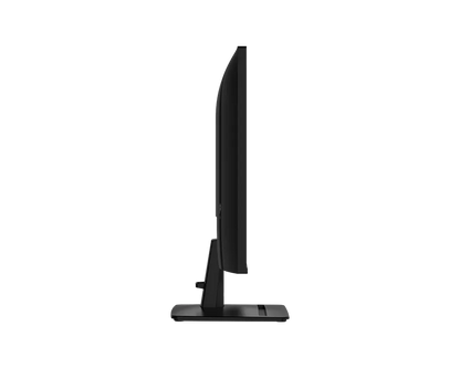 Monitor MSI PRO MP271 E14A en configuración de escritorio mostrando conectividad y ergonomía