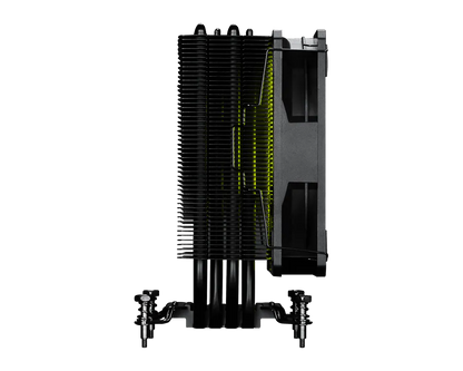Cooler MSI MAG COREFROZR AA13 mostrando disipador de calor y aletas de aluminio