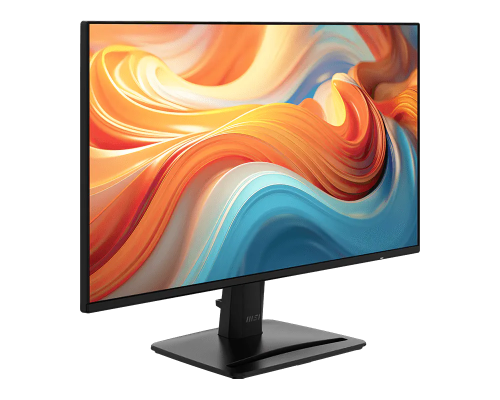 Monitor MSI PRO MP242 perfil lateral derecho con base ajustable