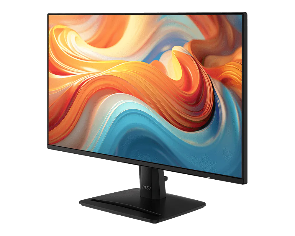 Monitor MSI PRO MP242 vista trasera con puertos de conexión HDMI