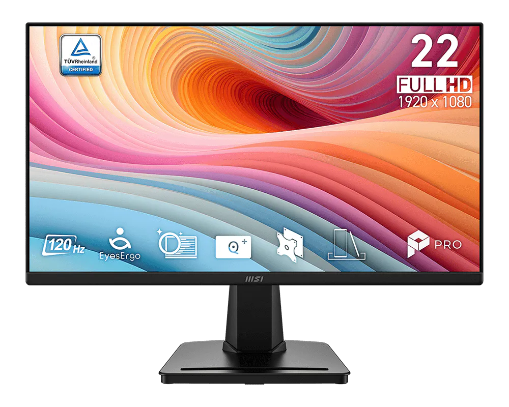Monitor MSI PRO MP225 E12VL 21.5" Full HD VA