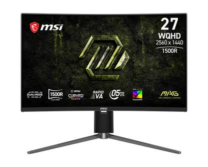MSI monitor gaming 27" curvo WQHD, MAG 274CQPDF X32
