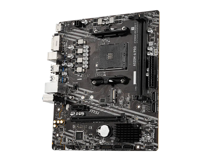 MSI Tarjeta madre Micro-ATX AM4, A520M-A PRO