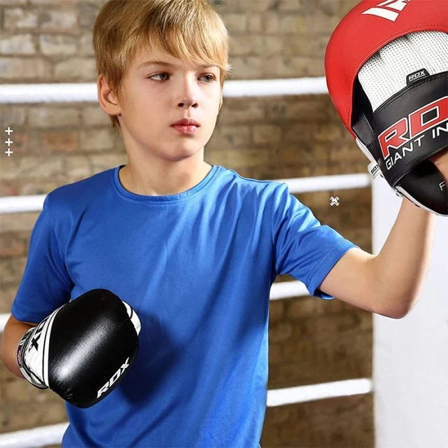 RDX Guantes de Boxeo Infantiles Azules, JBG-4U