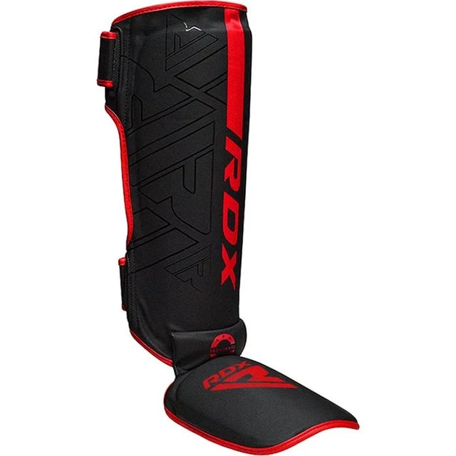 RDX Espinilleras con Empeine MMA Negro/Rojo, F6 Kara