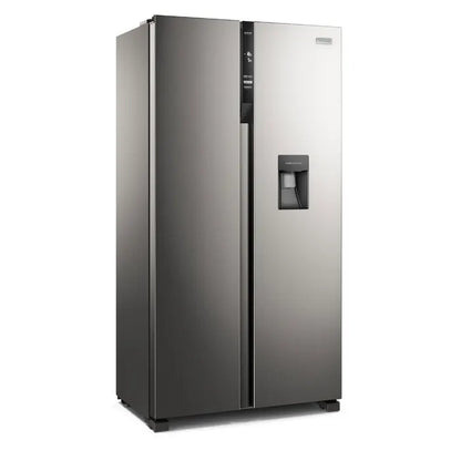 Refrigerador Frigidaire FRSA19K2HVG side by side 19 pies con dispensador de agua vista frontal