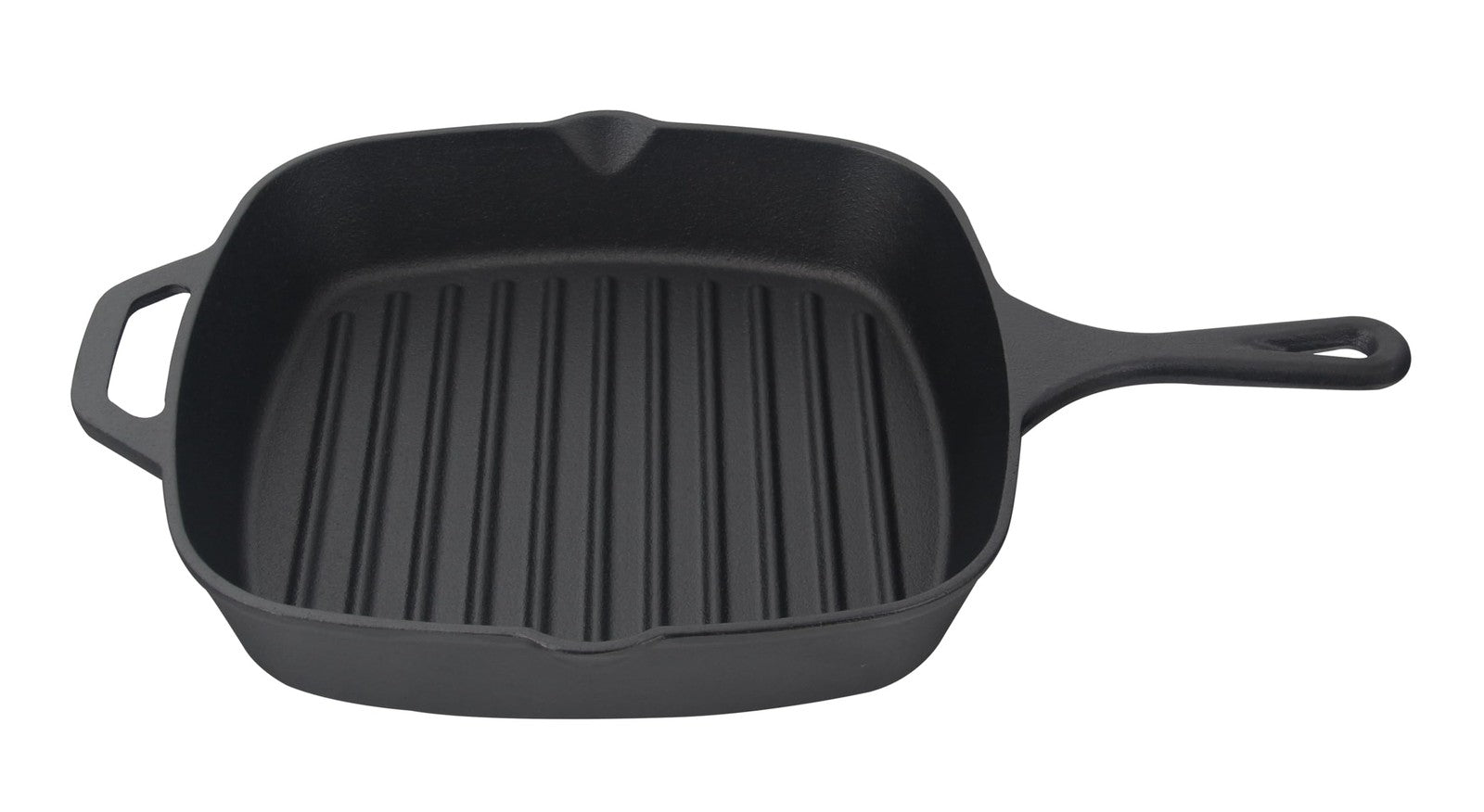 JIMBEAN sartén grill cuadrado de hierro fundido 26cm - vista frontal