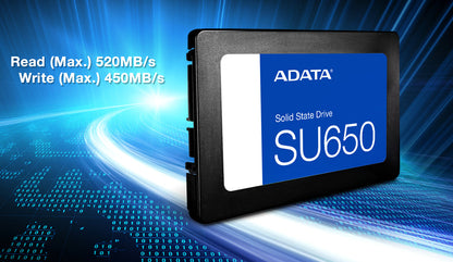 HD Interno Sólido ADATA ASU650SS-256GT-R | 256GB | 2.5” SATA | SSD