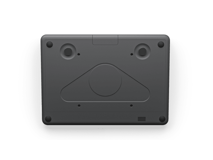 Logitech Tap con kit Cat5e, vista trasera con cableado